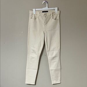 J Brand Cream Skinny Jeans for Women